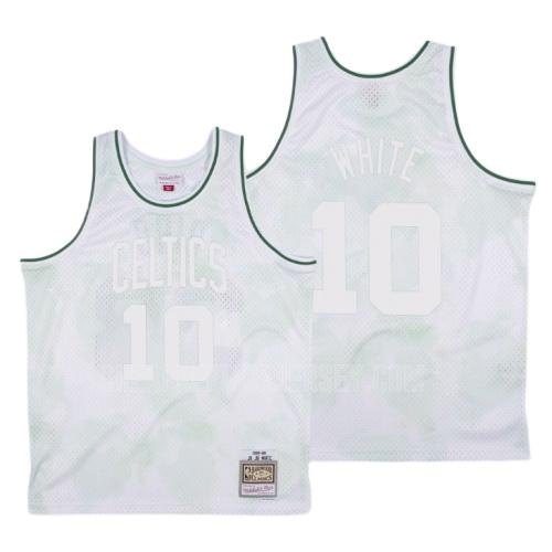 1985-86 men's boston celtics jo jo white 10 white cloudy skies replica jersey