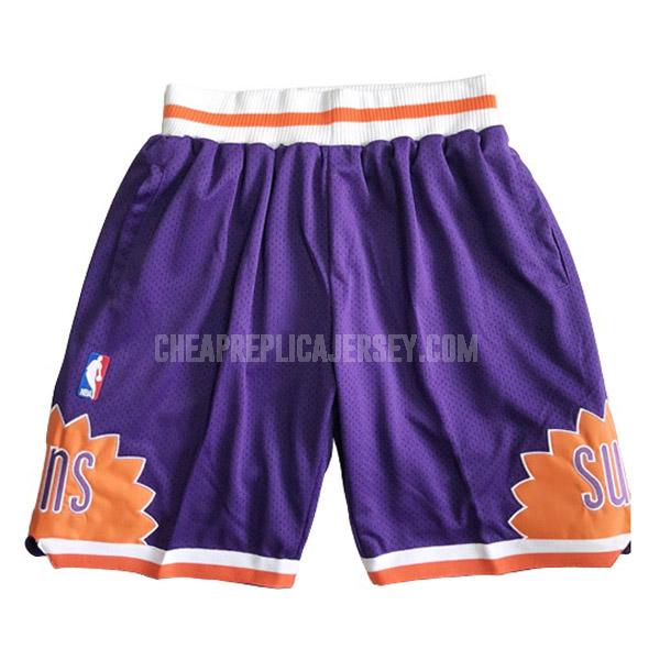 1991-92 men's phoenix suns purple retro mitchellness basketball short