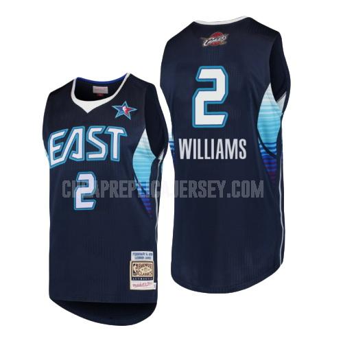 2009 men's cleveland cavaliers mo williams 2 navy nba all-star replica jersey
