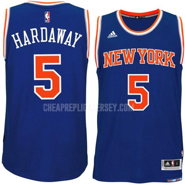 2014-15 men's new york knicks tim hardaway jr 5 blue road swingman replica jersey