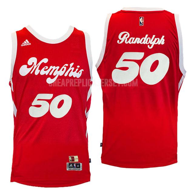 2016-17 men's memphis grizzlies zach randolph 50 red hardwood classics replica jersey