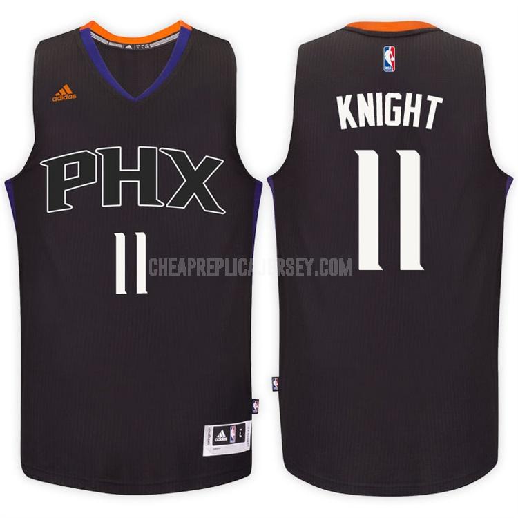 2016-17 men's phoenix suns brandon knight 11 black alternate replica jersey