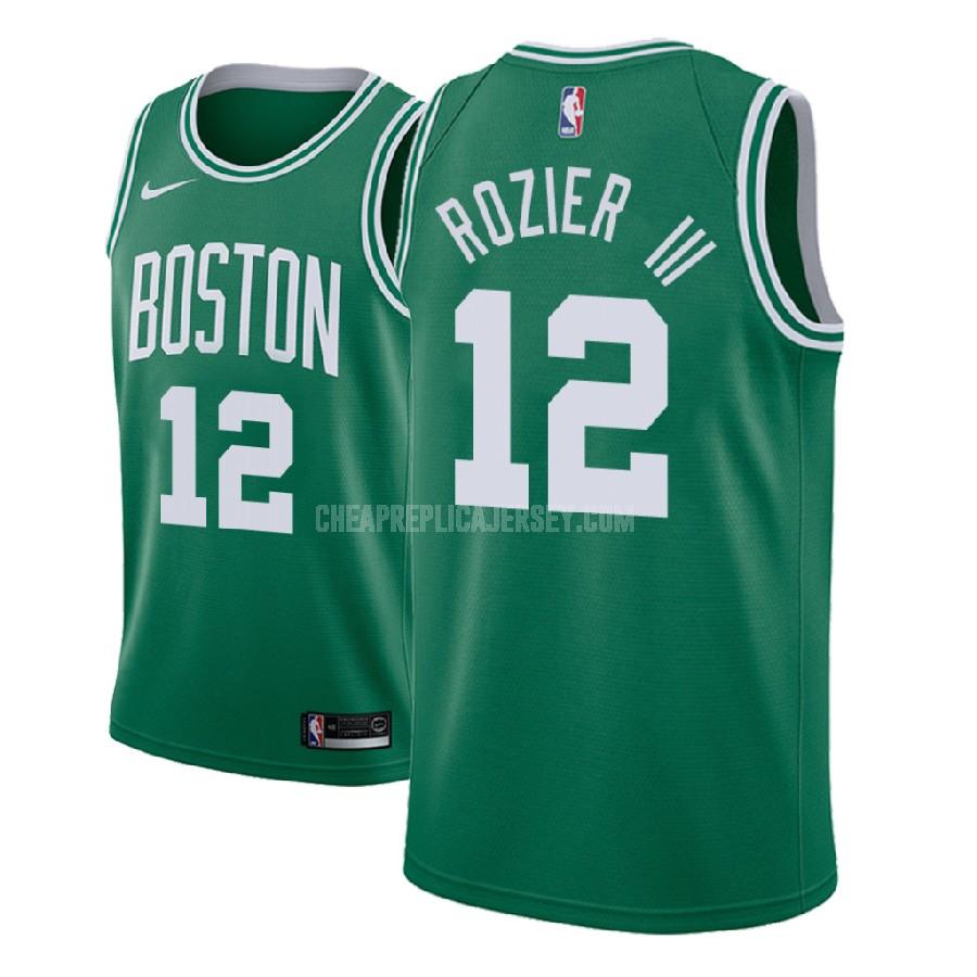2017-18 men's boston celtics terry rozier 12 green icon replica jersey
