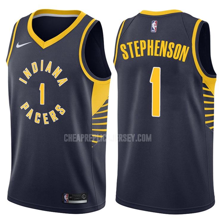 2017-18 men's indiana pacers lance stephenson 1 navy icon replica jersey