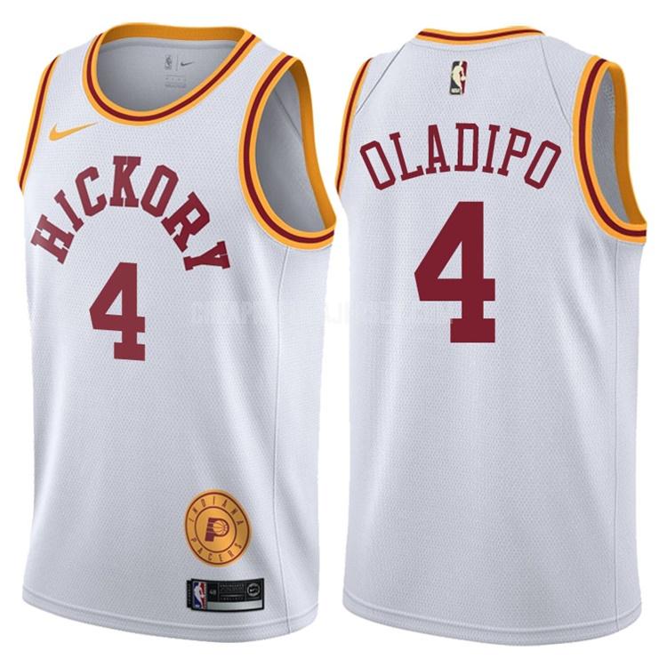 2017-18 men's indiana pacers victor oladipo 4 white hardwood classic replica jersey