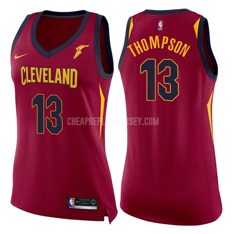 2017-18 women's cleveland cavaliers tristan thompson 13 red icon replica jersey