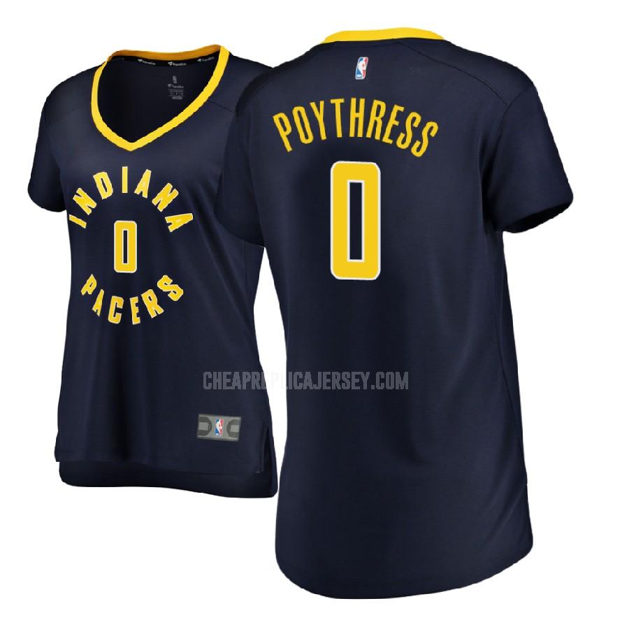 2017-18 women's indiana pacers alex poythress 0 navy icon replica jersey