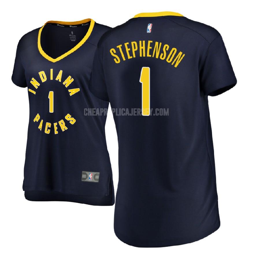 2017-18 women's indiana pacers lance stephenson 1 navy icon replica jersey