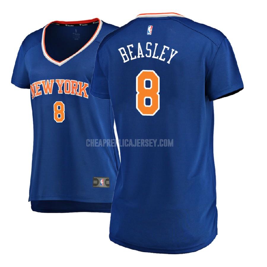 2017-18 women's new york knicks michael beasley 8 blue icon replica jersey