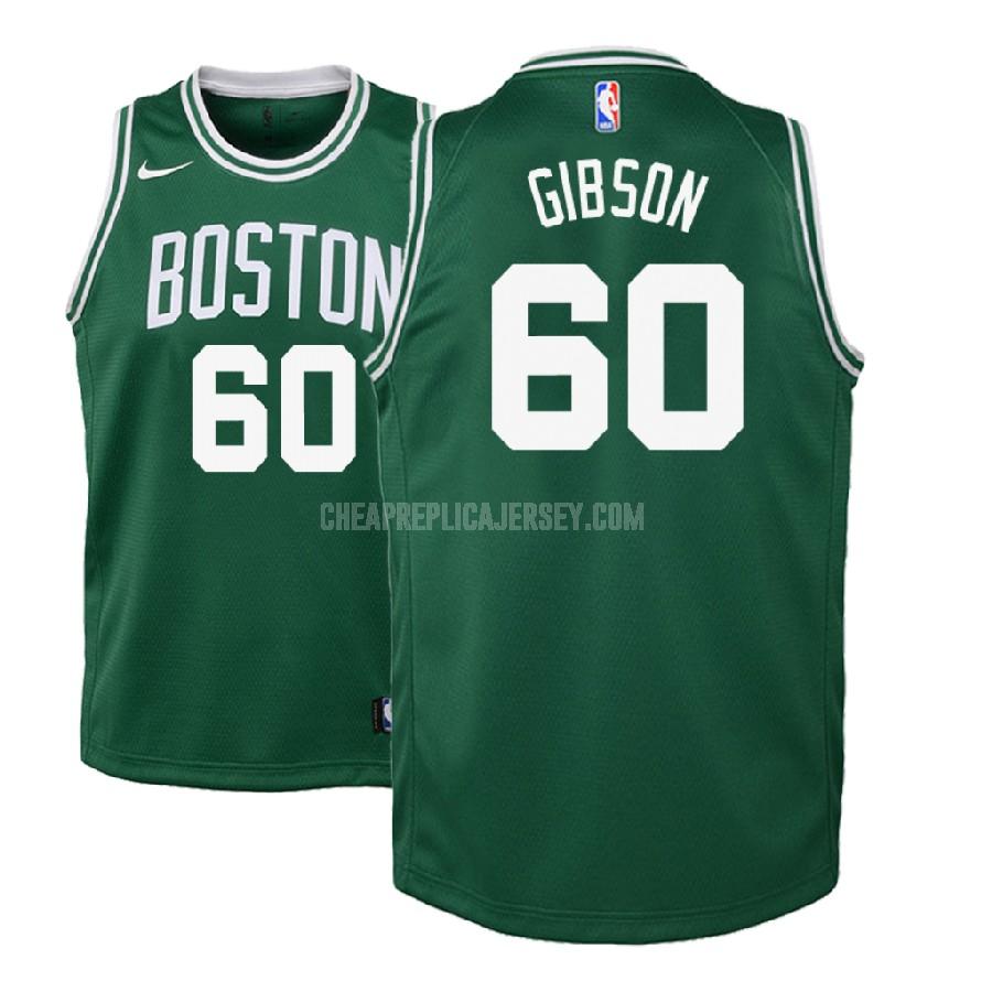 2017-18 youth boston celtics jonathan gibson 60 green icon replica jersey