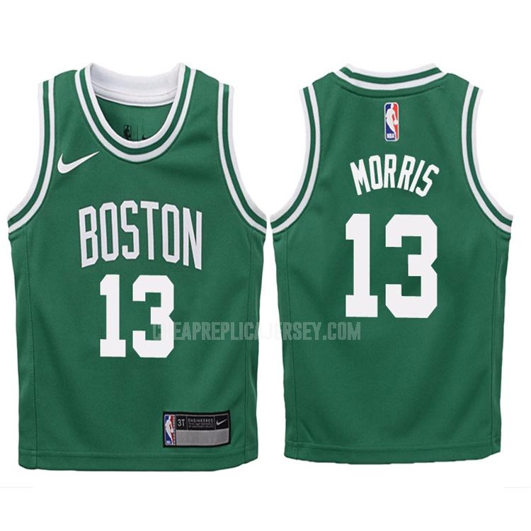 2017-18 youth boston celtics marcus morris 13 green icon replica jersey