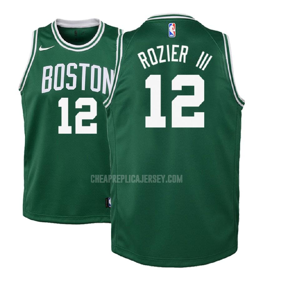 2017-18 youth boston celtics terry rozier 12 green icon replica jersey