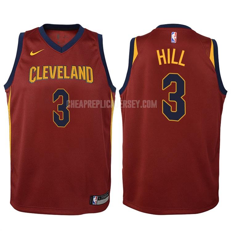 2017-18 youth cleveland cavaliers george hill 3 red icon replica jersey