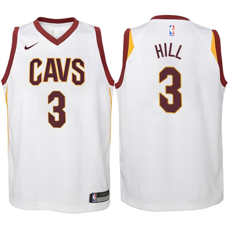 2017-18 youth cleveland cavaliers george hill 3 white association replica jersey
