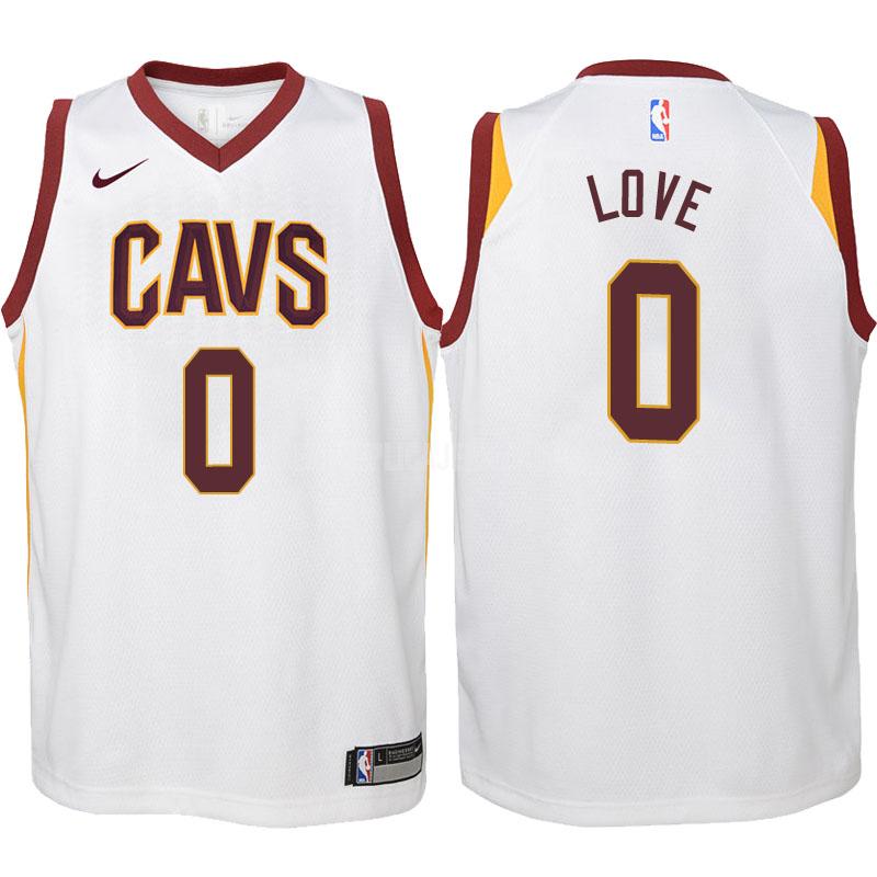 2017-18 youth cleveland cavaliers kevin love 0 white association replica jersey