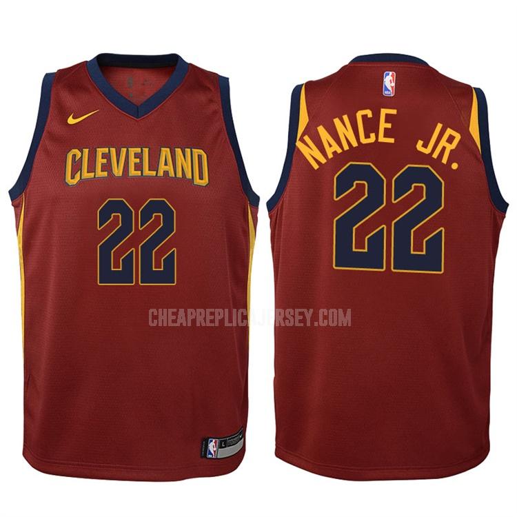 2017-18 youth cleveland cavaliers larry nance 22 red icon replica jersey