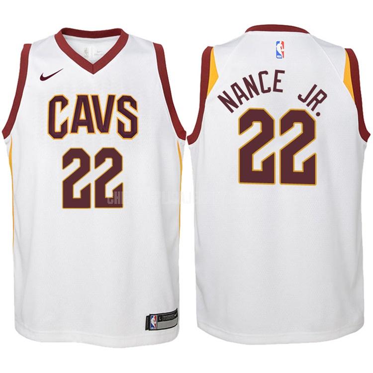 2017-18 youth cleveland cavaliers larry nance 22 white association replica jersey