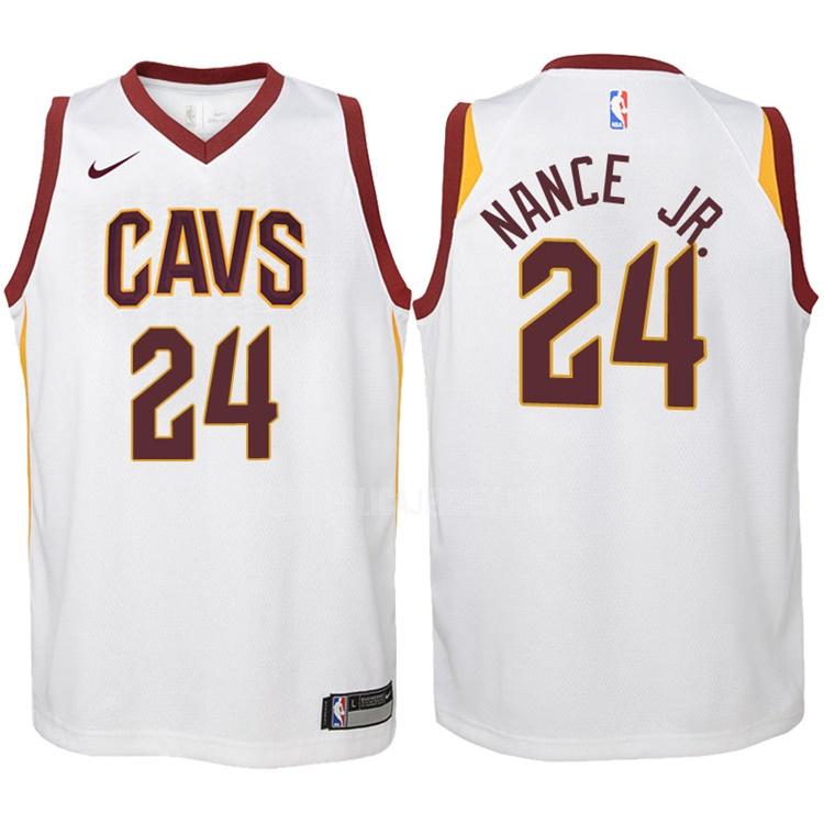 2017-18 youth cleveland cavaliers larry nance 24 white association replica jersey