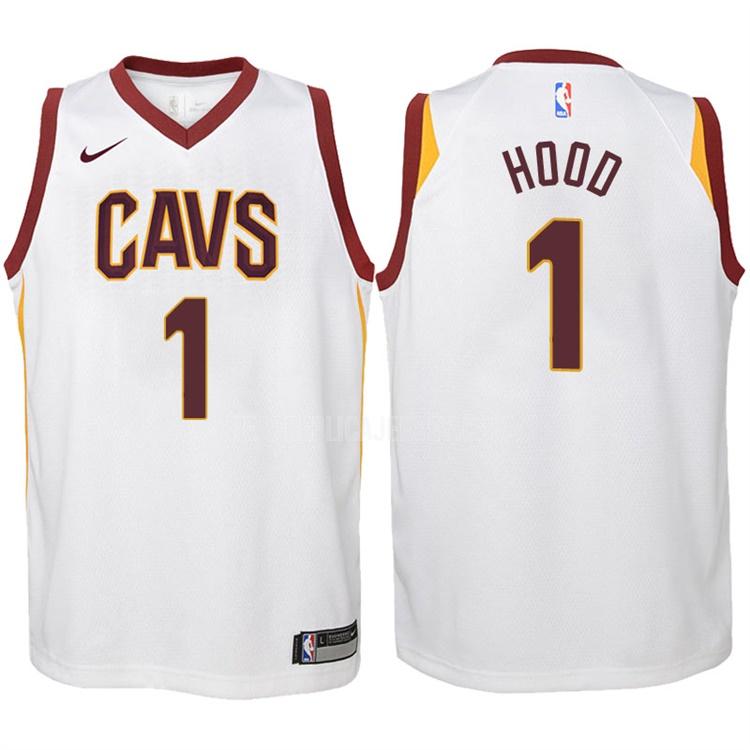 2017-18 youth cleveland cavaliers rodney hood 1 white association replica jersey