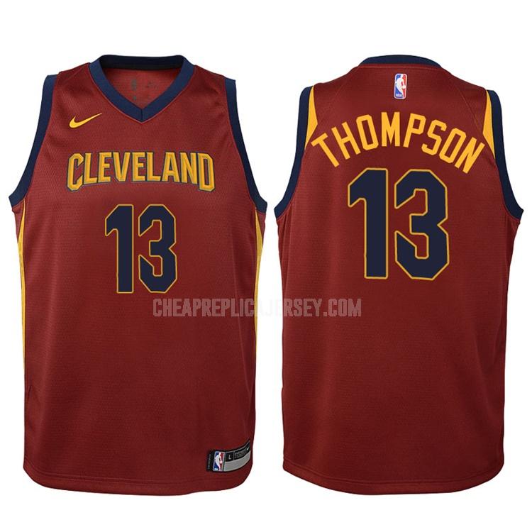 2017-18 youth cleveland cavaliers tristan thompson 13 red icon replica jersey