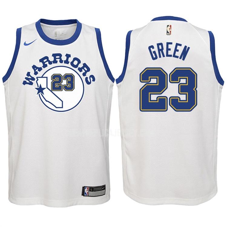 2017-18 youth golden state warriors draymond green 23 white classic edition replica jersey