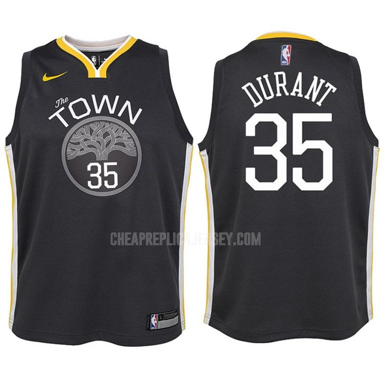 2017-18 youth golden state warriors kevin durant 35 gray statement replica jersey
