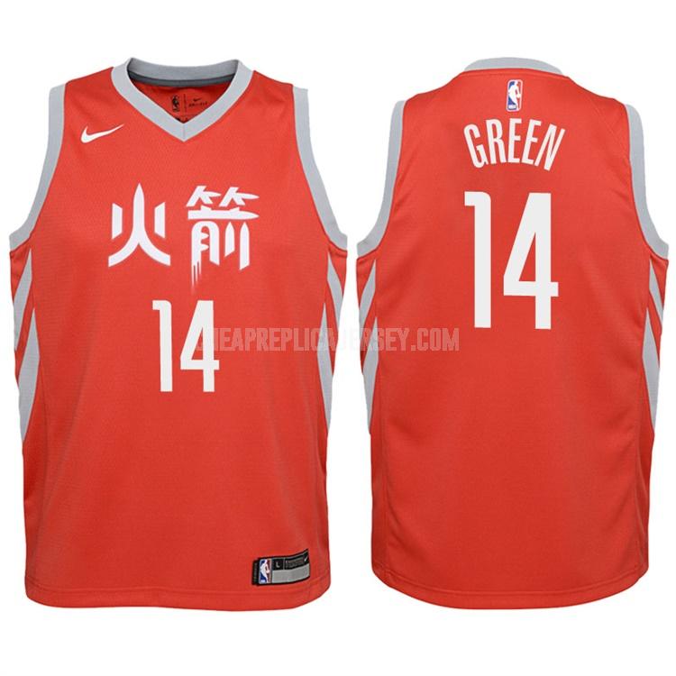 2017-18 youth houston rockets gerald green 14 red statement replica jersey