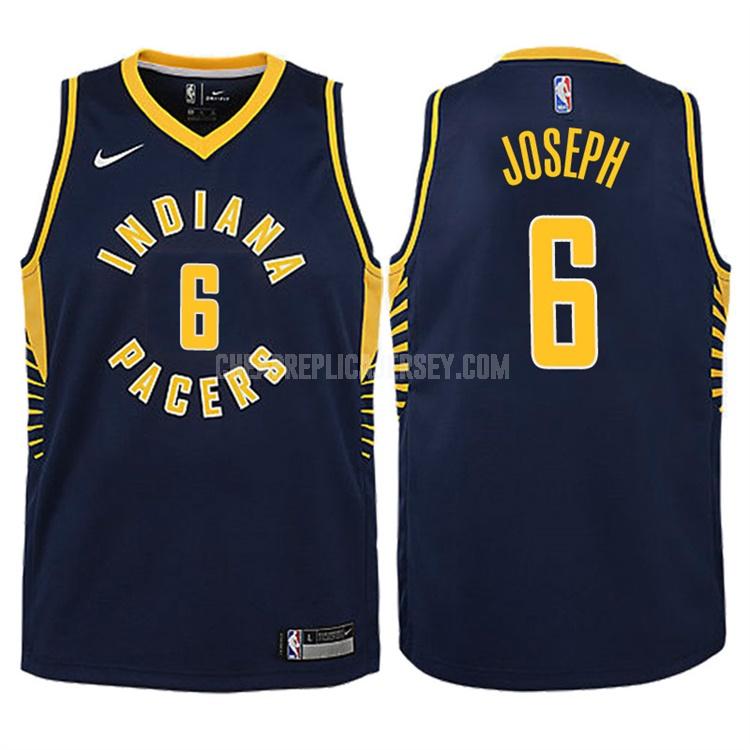 2017-18 youth indiana pacers cory joseph 6 navy icon replica jersey