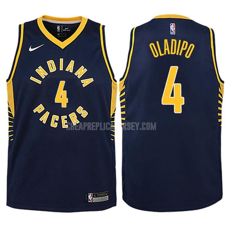 2017-18 youth indiana pacers victor oladipo 4 navy icon replica jersey