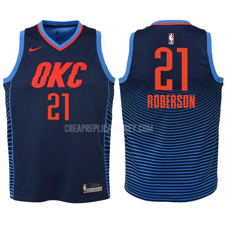 2017-18 youth oklahoma city thunder andre roberson 21 navy statement replica jersey