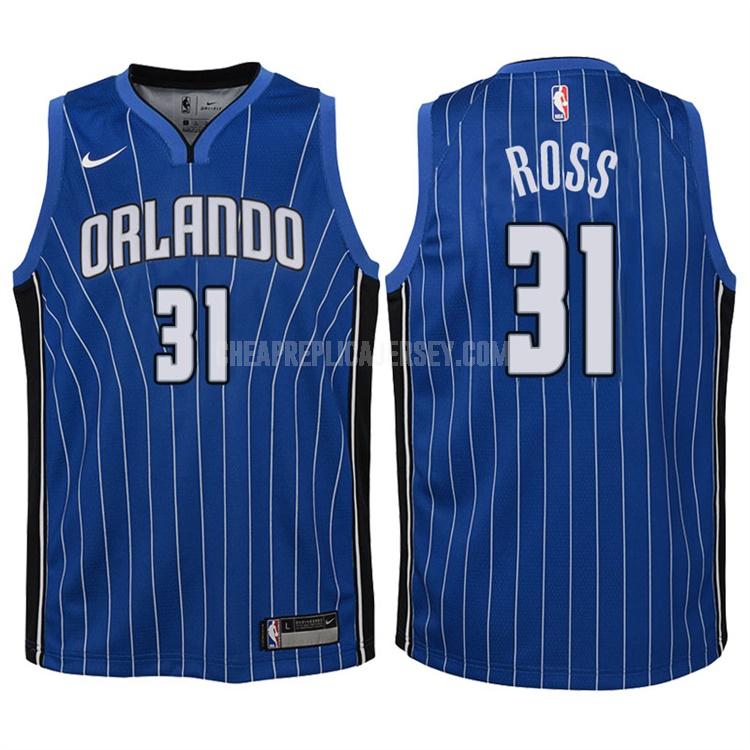 2017-18 youth orlando magic terrence ross 31 blue icon replica jersey