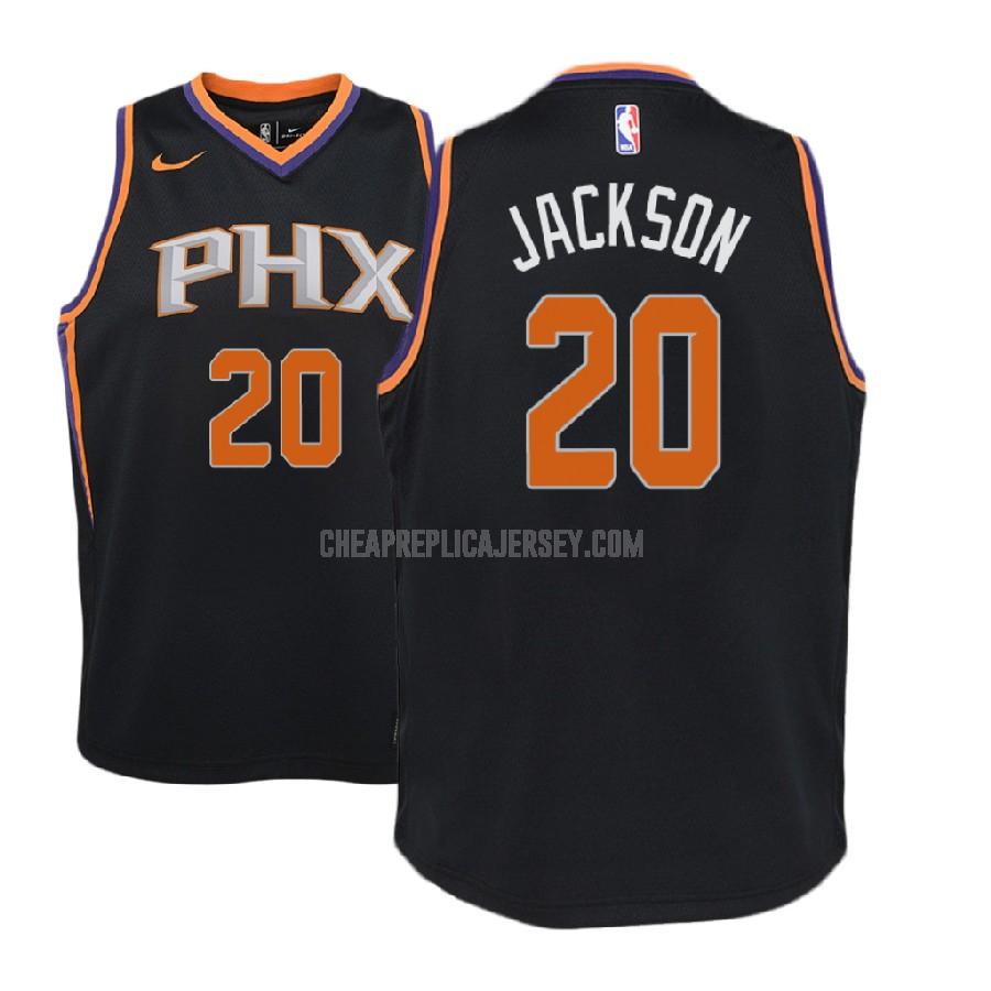 2017-18 youth phoenix suns josh jackson 20 black statement replica jersey
