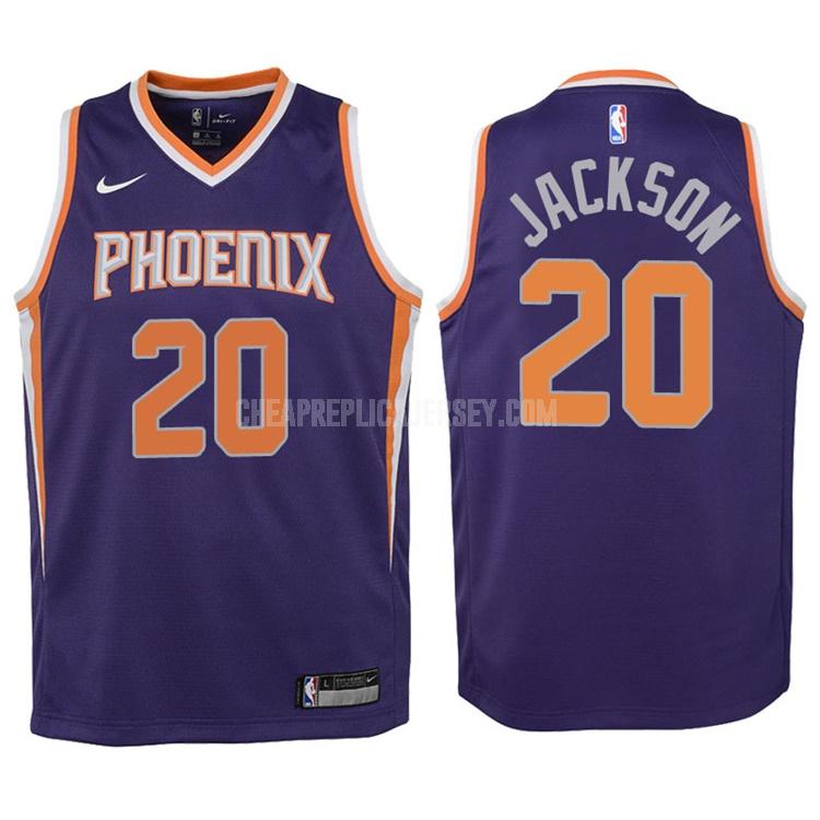 2017-18 youth phoenix suns josh jackson 20 purple icon replica jersey