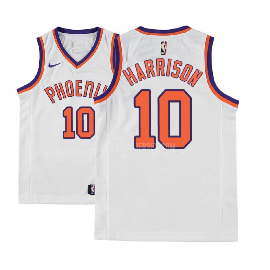 2017-18 youth phoenix suns shaquille harrison 10 white classic edition replica jersey