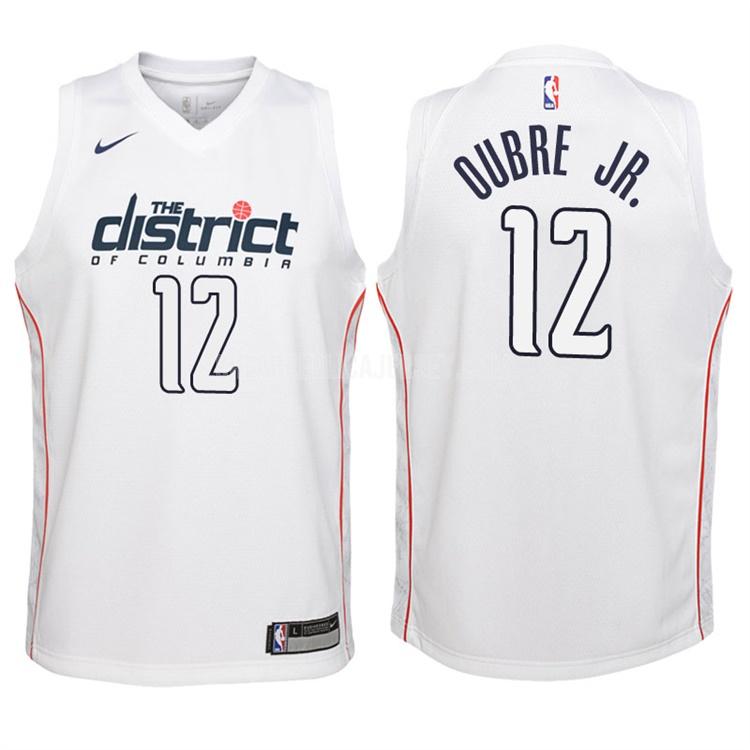 2017-18 youth washington wizards kelly oubre jr 3 white city edition replica jersey