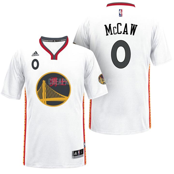 2017 men's golden state warriors patrick mccaw 0 white chinese new year replica jersey