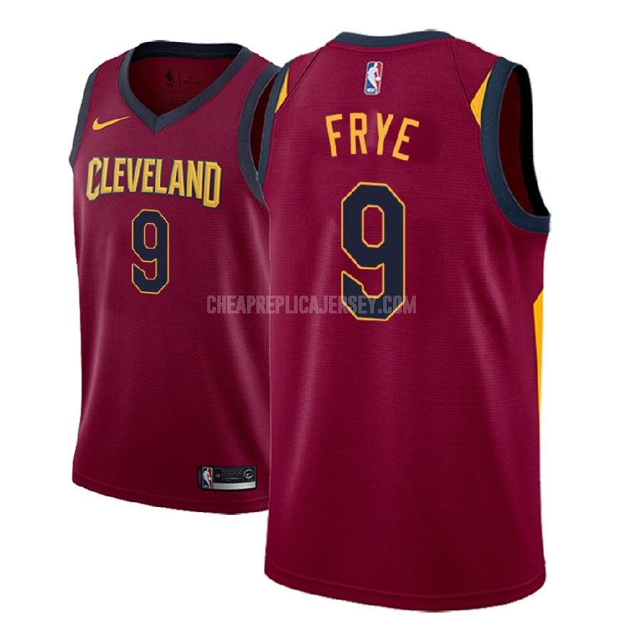2018-19 men's cleveland cavaliers channing frye 9 red icon replica jersey