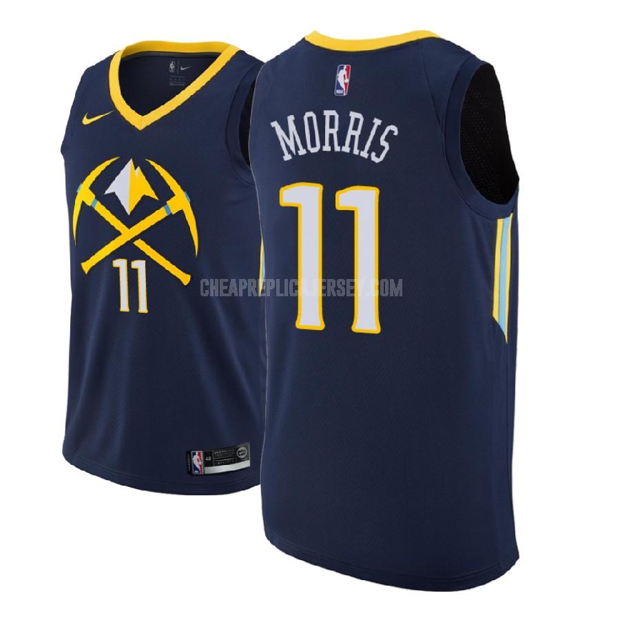 2018-19 men's denver nuggets monte morris 11 navy city edition replica jersey