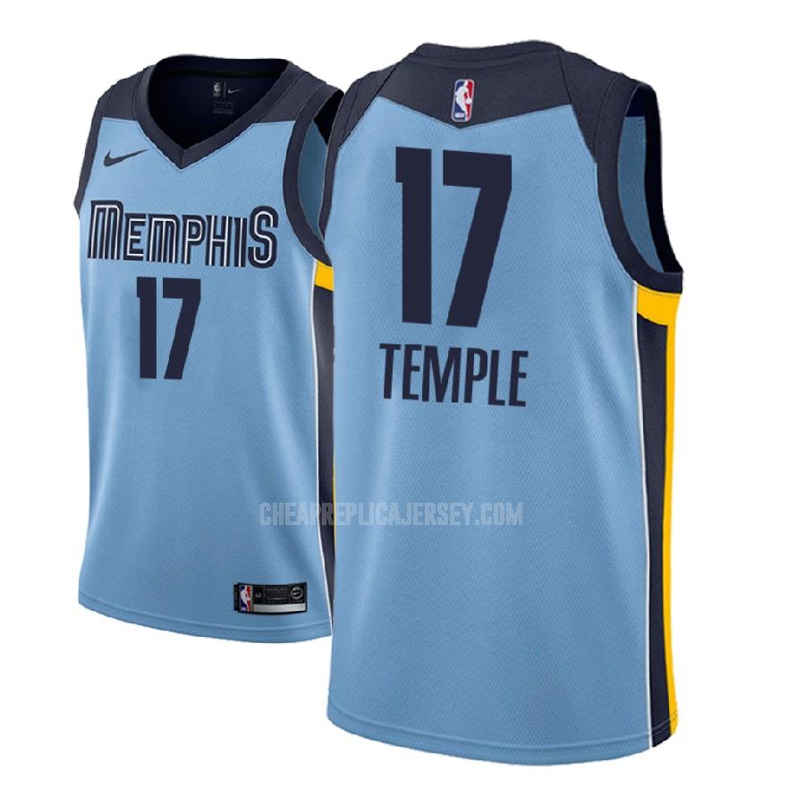 2018-19 men's memphis grizzlies garrett temple 17 blue statement replica jersey
