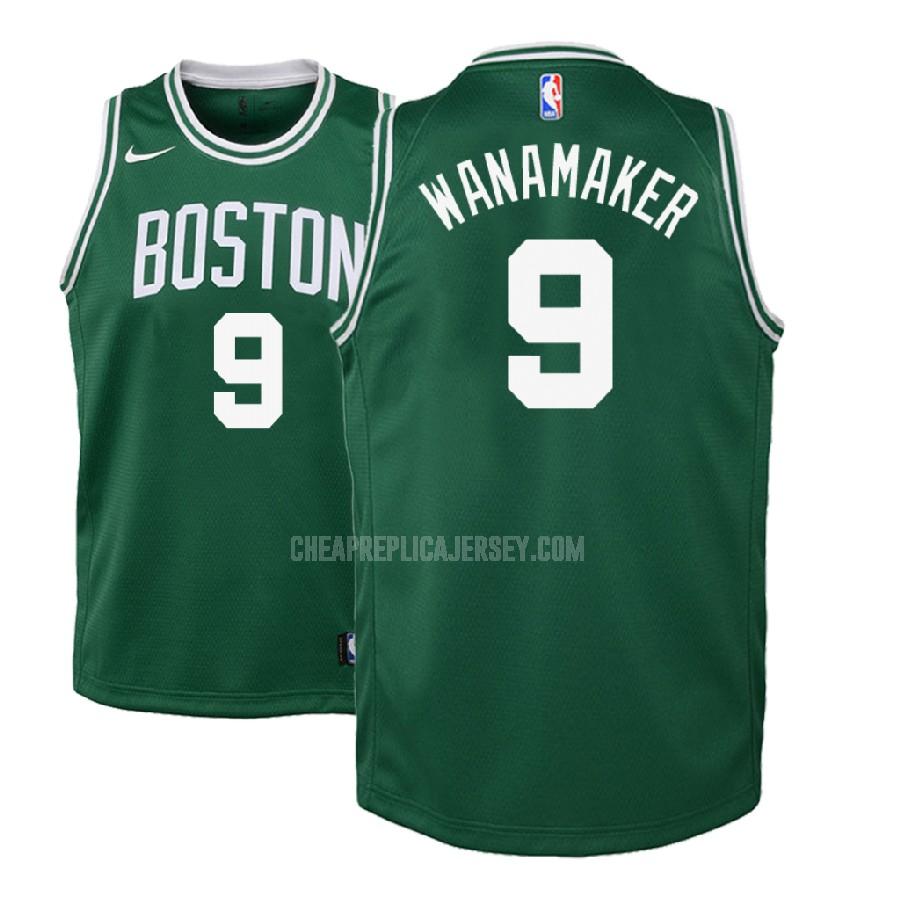 2018-19 youth boston celtics brad wanamaker 9 green icon replica jersey