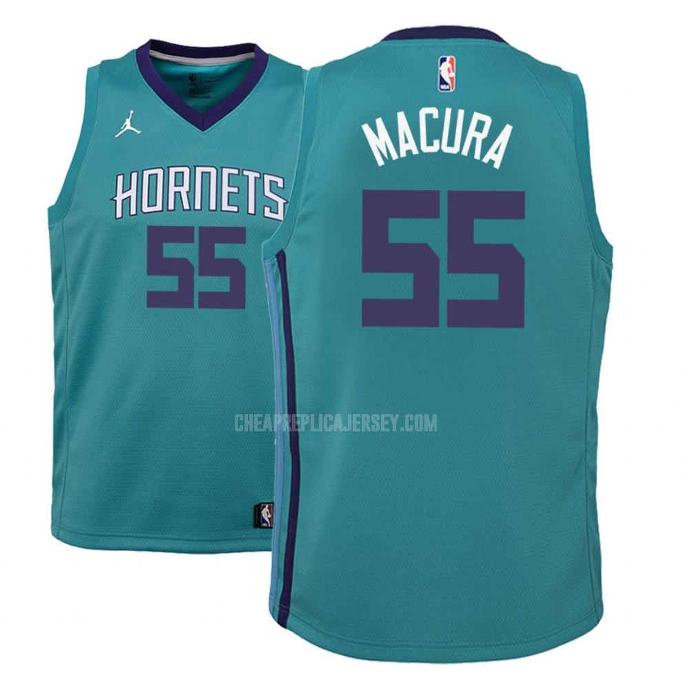 2018-19 youth charlotte hornets jp macura 55 malachite green icon replica jersey