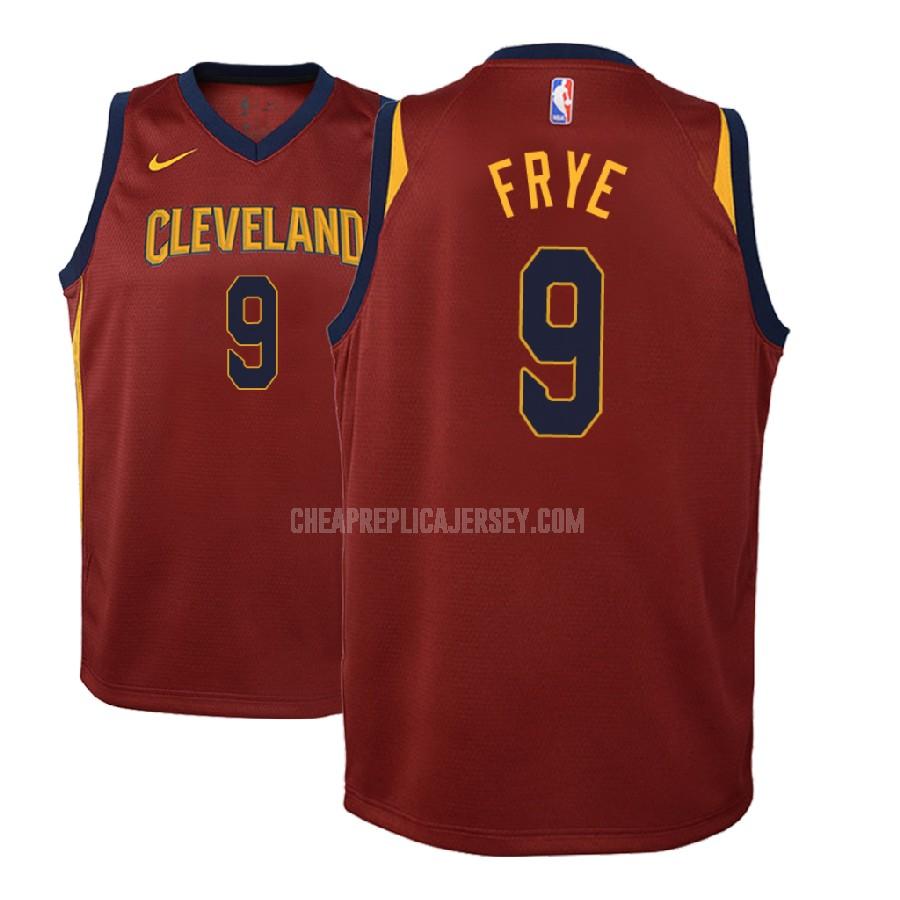 2018-19 youth cleveland cavaliers channing frye 9 red icon replica jersey