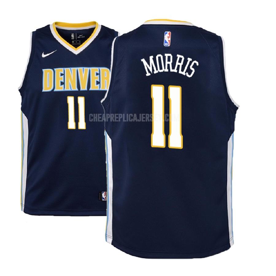 2018-19 youth denver nuggets monte morris 11 navy icon replica jersey