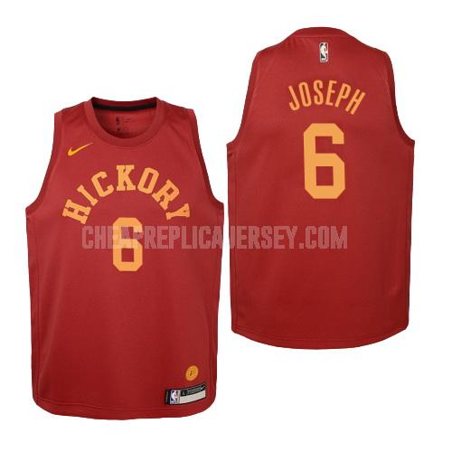 2018-19 youth indiana pacers cory joseph 6 red hardwood classics replica jersey