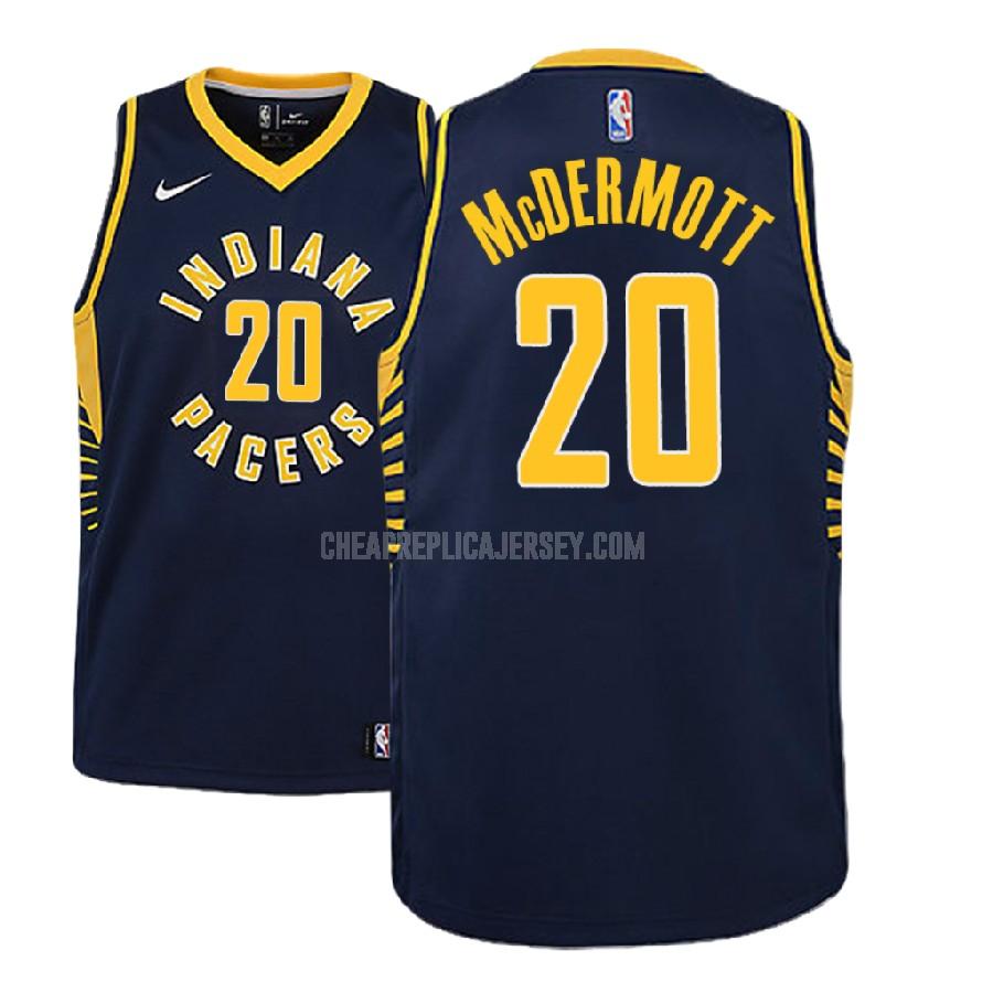 2018-19 youth indiana pacers doug mcdermott 20 navy icon replica jersey