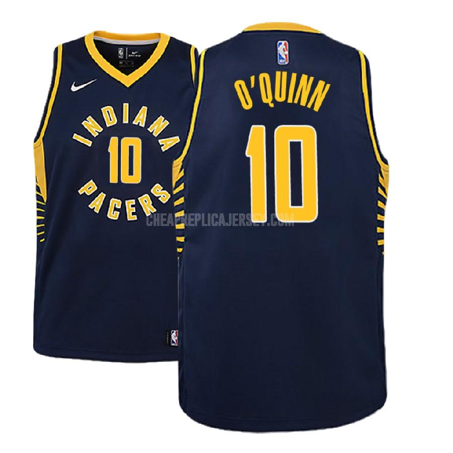 2018-19 youth indiana pacers kyle o'quinn 10 navy icon replica jersey