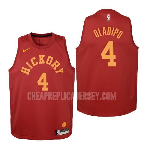 2018-19 youth indiana pacers victor oladipo 4 red hardwood classics replica jersey