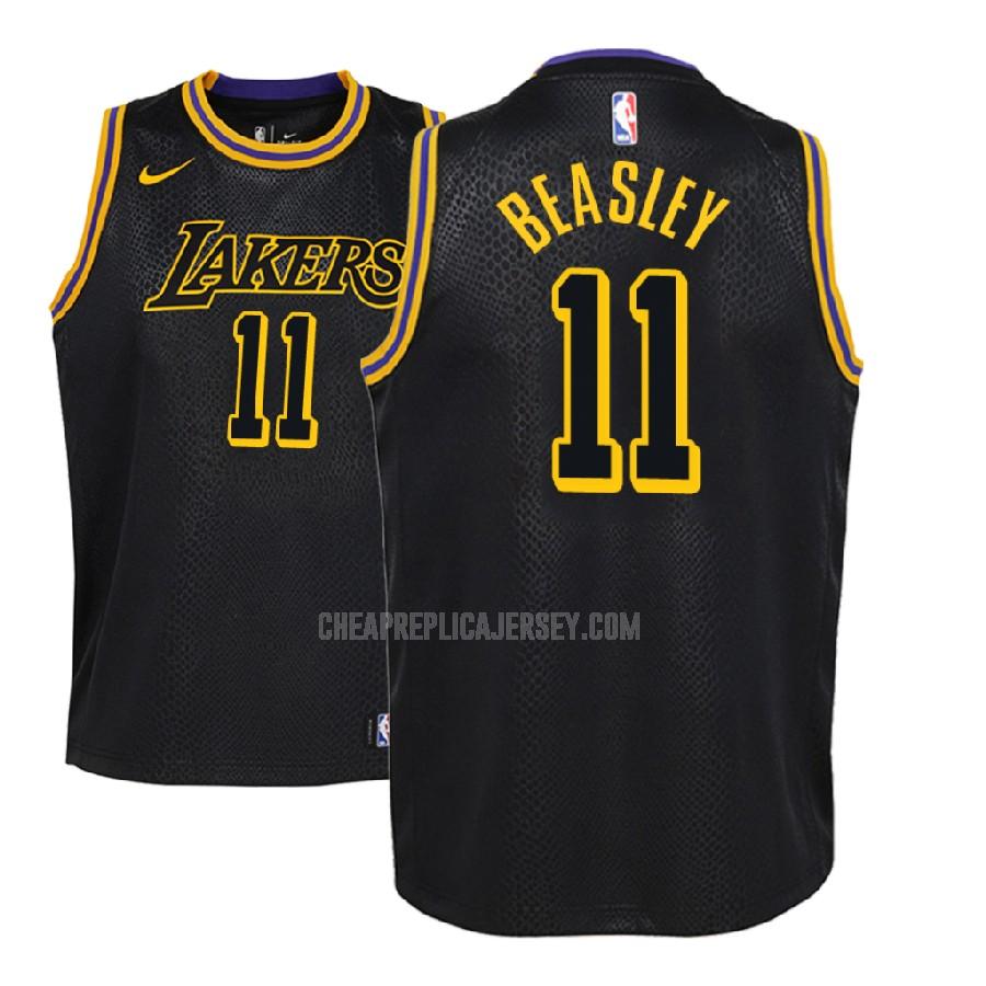 2018-19 youth los angeles lakers michael beasley 11 black city edition replica jersey
