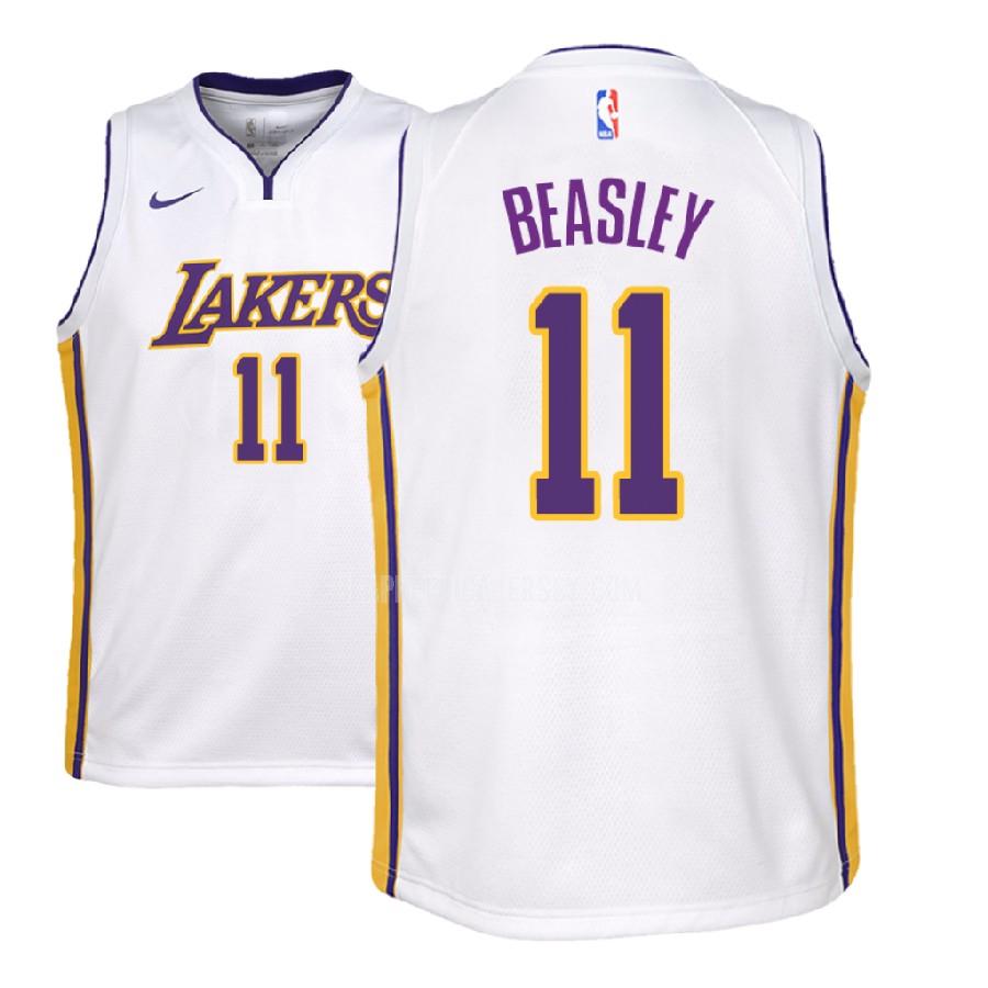 2018-19 youth los angeles lakers michael beasley 11 white association replica jersey