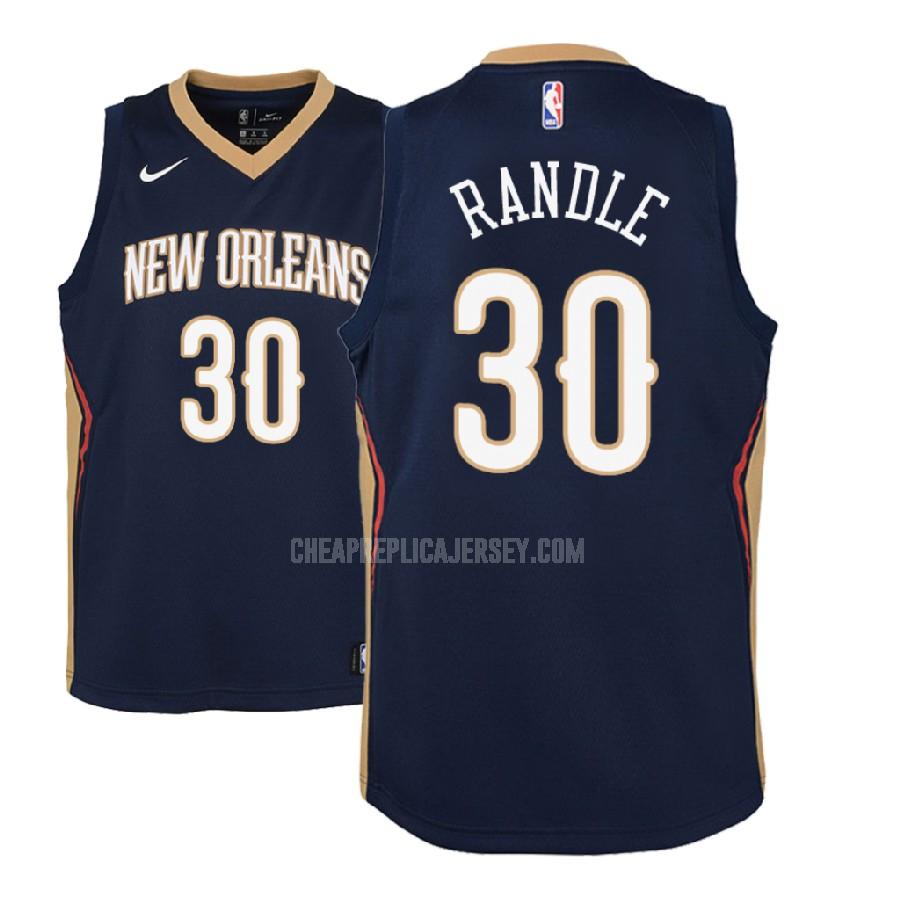 2018-19 youth new orleans pelicans julius randle 30 navy icon replica jersey